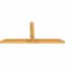 Ekena Millwork Portland Rough Sawn Timber Gable Bracket, Western Red Cedar, 96"W x 44"H x 4"D x 6"F, 11/12 Pitch GBW096X44X0406POR00RWR - alternate 5